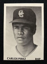1975 TCMA Quad City Angels Team Set CARLOS PEREZ Minor League Card