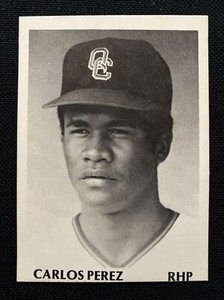 1975 TCMA Quad City Angels Team Set CARLOS PEREZ Minor League Card
