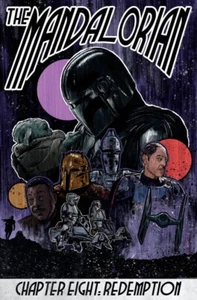 SDCC 2022 Star Wars: Mandalorian Capítulo 8 Redención Litografía 16x24 NUEVO - Imagen 1 de 1