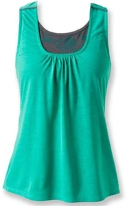 Novara Women's Green Cycling Tank w/ Built-in Bra, Side Zip Pockets. Size M. NWT - Picture 1 of 4