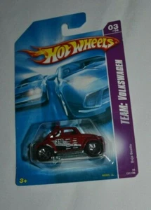 Hot Wheels 2008 Team: Volkswagen 03/04 - Baja Beetle rojo metálico - Imagen 1 de 3