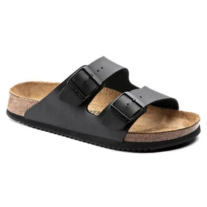 Birkenstock Arizona Prof Black Mens Work Kitchen Garden Sandals