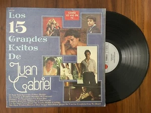 Juan Gabriel - 15 Grandes Exitos [LP VINYL] Ariola Mexico 1982 🔥 Rare NM+ - Picture 1 of 7