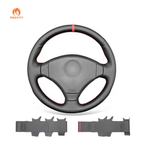 Funda de volante de cuero sintético negra MEWANT para Honda Integra Type R DC2 EK9 Civic - Imagen 1 de 11