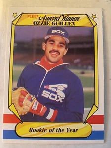 1987 Fleer Award Winners Ozzie Guillen Chicago White Sox #17 - Imagen 1 de 2