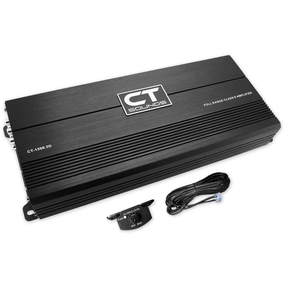 Amplificador Coche CT Sounds CT-1500.5D 1800W RMS Rango Completo Clase D 5 Canales Foto 1 de 4