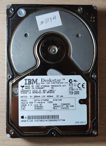 20,5 Go IBM DESKSTAR DPTA-372050 ATA/IDE, 7 200 tr/min, MLC : F42312 #817A - Photo 1/4