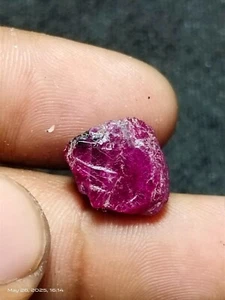 AAA Quality 100% Natural Red Ruby Rough from Earth Specimen Size 10X11X12 mm - Picture 1 of 3