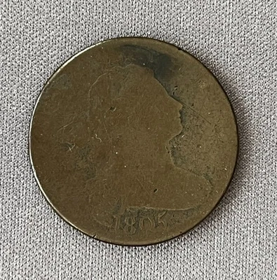 1805 centavos grandes dos EUA - Imagem 1 de 2