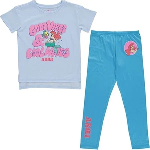 Disney The Little Mermaid Leggings Clothing Set, Ariel Short Sleeve T-Shirt... - Picture 1 of 6