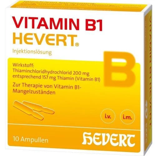 HEVERT ARZNEIMITTEL GMBH & CO. KG VITAMIN B 1 Hevert Ampullen 10St PZN: 3919956