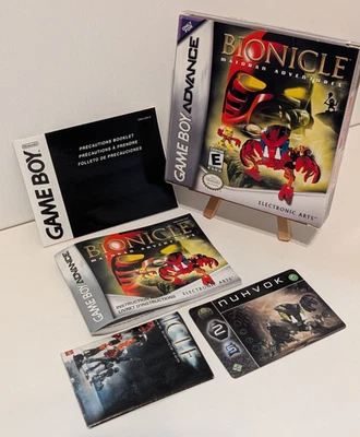 GAME BOY ADVANCE - BIONICLE MATORAN ADVENTURES Box and Manuals Only No Game - Image 1 of 2