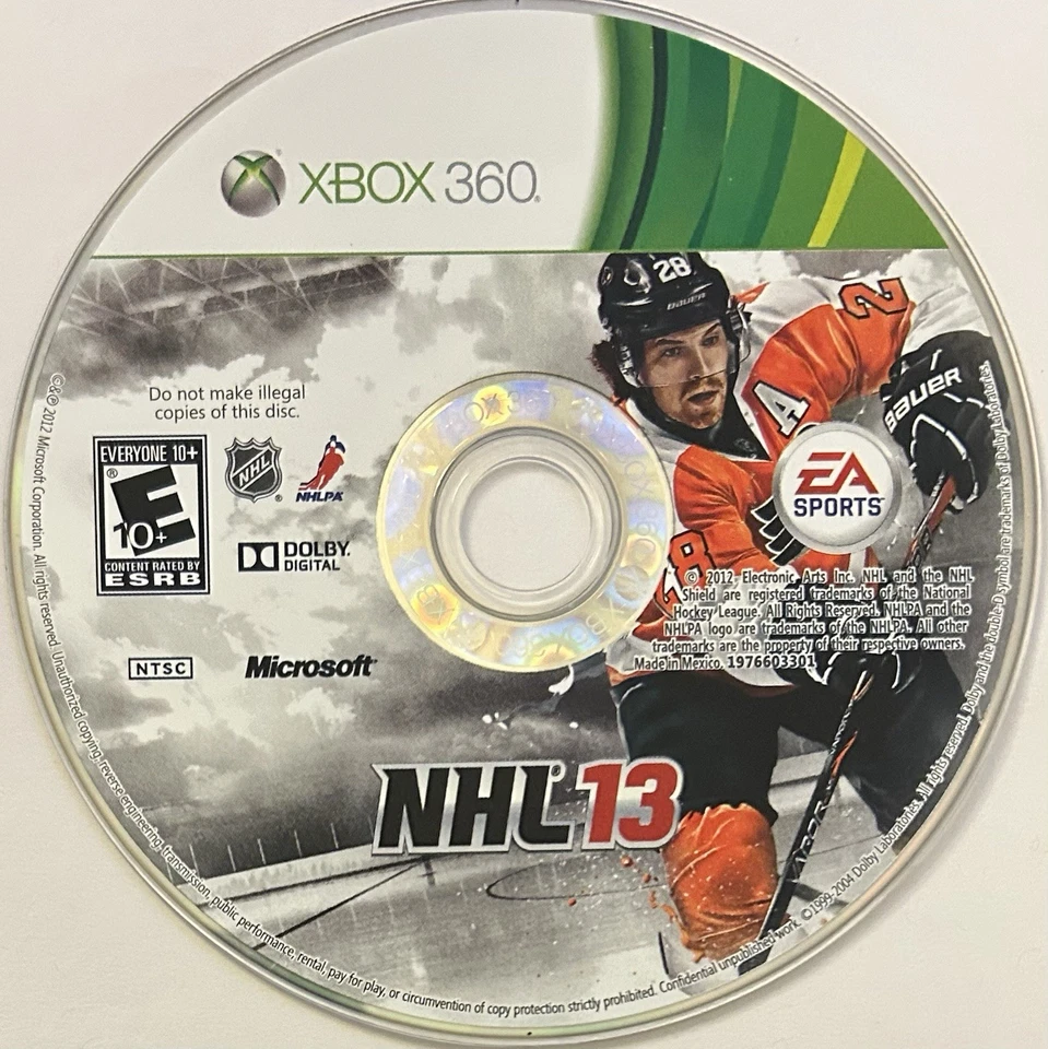NHL 13 (Microsoft Xbox 360, 2012) DISC ONLY | NO TRACKING | M894 - Image 1 of 1