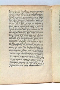 Enquête menée suite de assassinat Procès retentissant Paris 1728 - Picture 1 of 4