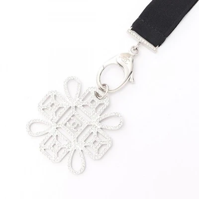 Collar CHANEL Marca de Coco Joyería Acero Inoxidable Estrás Para Mujer Plateado/Clea Foto 1 de 4