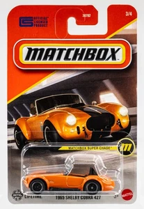 2025 Matchbox SC#3 1965 Shelby Cobra 427 ORANGE METALLIC | SUPER CHASE | FSC - Picture 1 of 1