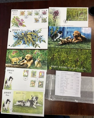 FDC  Jersey Pets Wild Orchid Winter Flowers Cover W/ Stamps  2003 - Image 1 of 4