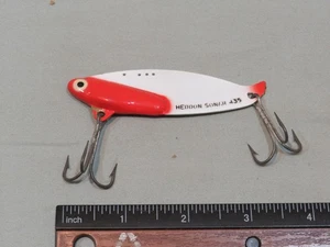 Vintage Heddon Sonar 435 Red/White Fishing Lure - Picture 1 of 2