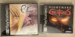 Parasite Eve ps1 CIB & Nightmare Creature ps1 CIB - Picture 1 of 18