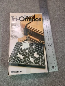 Vintage Pressman Travel Tri Ominos #4425 1980 Complete with Box - Picture 1 of 6