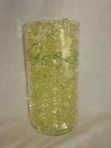 Cuentas de agua limonada amarilla centro de mesa jarrón relleno - a granel 1 libra $ ahorro - Imagen 1 de 2