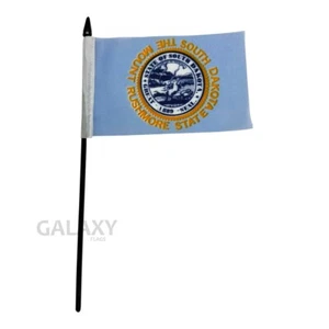Bandera de Dakota del Sur "4x6" / Bandera de escritorio de Dakota del Sur / Bandera de palo de Dakota del Sur - Imagen 1 de 1