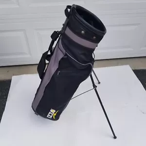 IZZO Stand Carry Golf Bag Black 3 Way Divider - Picture 1 of 13