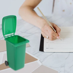  2 Pcs Multifunctional Pen Holder Decorative Waste Can Desktop Bucket - Picture 1 of 12