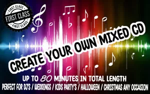 PERSONALISED MUSIC CD ALBUM - WEDDINGS / PARTYS / DJ'S - ANY ARTIST - ANY SONGS - Picture 1 of 1