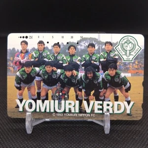 Tarjeta Telefónica YOMIURI VERDY Retro NTT Japón Japonesa De Colección Usada Limitada - Imagen 1 de 5