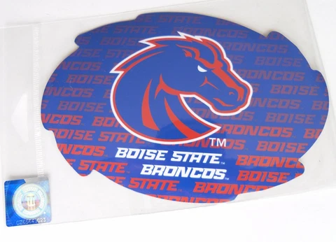 NCAA 1 Pair Boise State Broncos Magnets 6 7/16" Wide x 4 3/8" High Cover