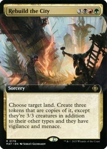 [MTG] Rebuild the City (Foil) (Extended Art) (0178) (MAT) NM - Picture 1 of 1