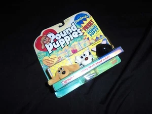 NUEVO EN PAQUETE Tres Mini Perros de Peluche Galoob POUND PUPPIES Años 90 DE COLECCIÓN - Imagen 1 de 4