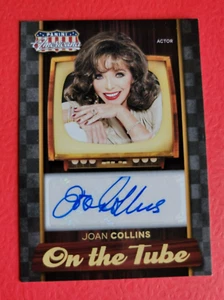 JOAN COLLINS CERTIFIED AUTOGRAPH AUTO CARD 2015 AMERICANA ALEXIS COLBY DYNASTY * - Picture 1 of 2
