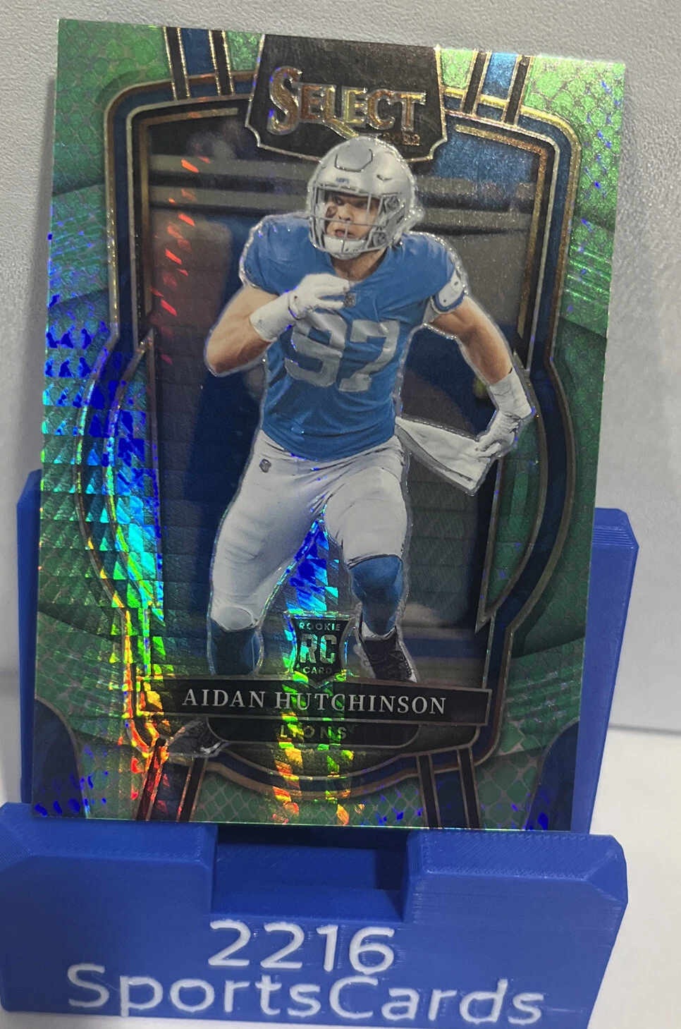 Aidan Hutchinson RC 2022 Select Club Level Dragon Scale 04/89