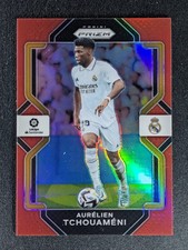 2022-23 Panini Prizm La Liga AURELIEN TCHOUAMENI /99 Red Prizm Real Madrid #222
