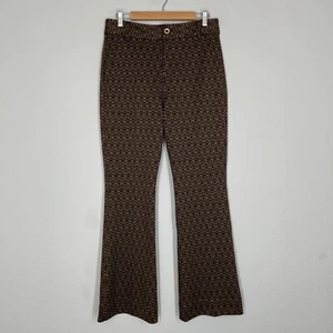 Pantalón Cabi Director Para Mujer Talla 6 Marrón Negro Tejido Acampanado Bolsillos de Carrera - Imagen 1 de 14