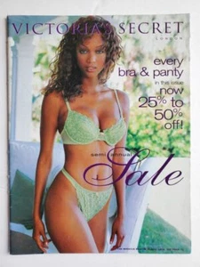 1997 Semi Annual SALE Victoria's Secret Catalog TYRA BANKS Laetitia Casta H Klum - Picture 1 of 11