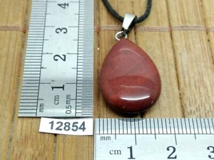 Pendentif JASPE ARC EN CIEL + cordon reglable lithotherapie reiki rainbow quartz - Picture 1 of 2