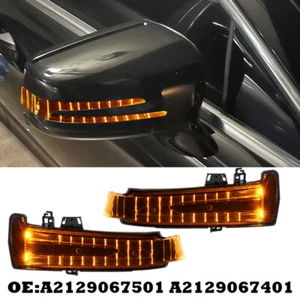 2X LED Side Mirror Turn Signal Light for Mercedes-Benz C E S CLA W204 W212 W246 - Picture 1 of 14