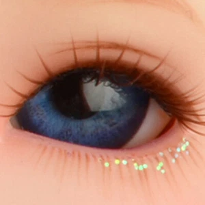 Dollmore MSD Doll Eyes 14mm Classic Flat Back Oval Glass Eyes (CC01) - Picture 1 of 3