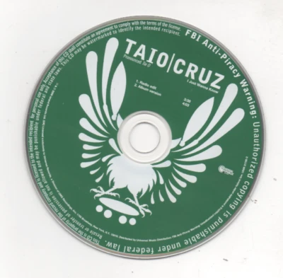 Taio Cruz I Just Wanna Know Limited Edition 2006 Promo CD  - Image 1 of 2