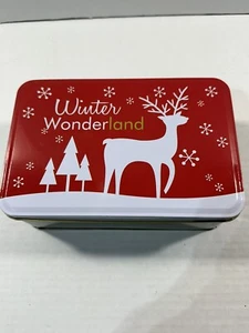 "Winter Wonderland Rentierdose 7,5"" x 5" - Bild 1 von 7