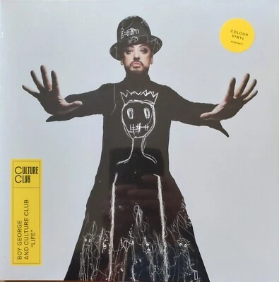 BOY GEORGE & CULTURE CLUB * LIFE * LIMITED YELLOW VINYL w/ NUMBERED PRINT * BN&M - Image 1 of 3