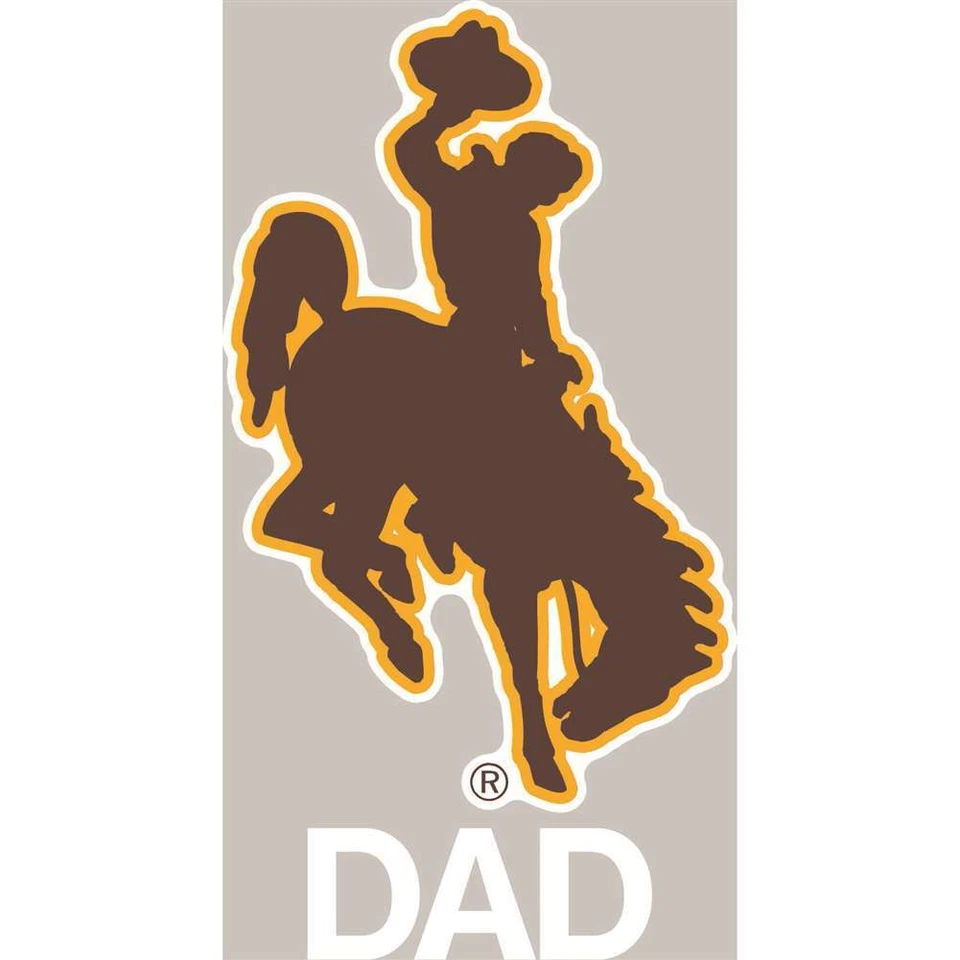 Wyoming Cowboys Transfer Decal - Dad - Image 1 of 1