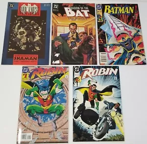 N) Lot of 5 DC Batman Robin Comic Books - Picture 1 of 7