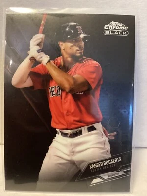 2021 Topps Chrome Black Xander Bogaerts #18 Boston Red Sox - Image 1 of 2