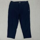 Craghoppers Outdoor Cargo Pants Mens 38x29 Navy Poly Cotton Hiking Chino
