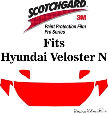 Protección de pintura 3M Scotchgard serie Pro compatible con Hyundai Veloster N 20 2021 2022 23 Foto 1 de 3