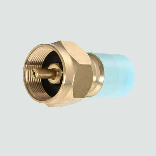 TECHTONGDA 241145 Propane Refill Adapter LP Gas Cylinder Coupler - Gold